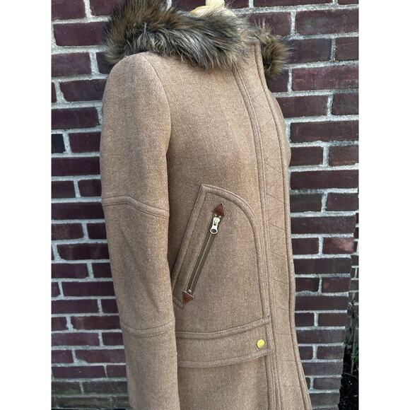 J. Crew Chateau Parka in Italian Stadium-Cloth Tan 2 - Picture 8 of 10
